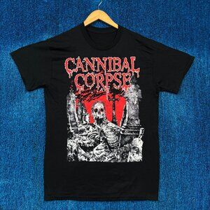Cannibal Corpse “North American Tour 2025” Death Metal Band Graphic T-Shirt Size